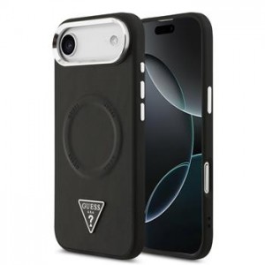 Guess iPhone 17 Air Hülle Case Dreieck Logo MagSafe Schwarz