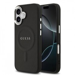 Guess iPhone 17 Hülle Case Cover Saffiano MagSafe Schwarz