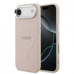 Guess iPhone 17 Air Case Cover Saffiano MagSafe Pink