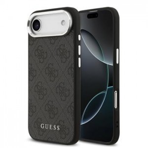 Guess iPhone 17 Air Hülle Case 4G MagSafe Metal Logo Black