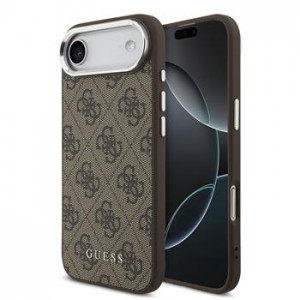 Guess iPhone 17 Air Hülle Case Cover 4G MagSafe Braun