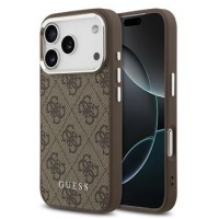 Guess iPhone 17 Pro Hülle Case Cover 4G MagSafe Braun