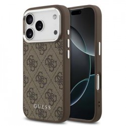 Guess iPhone 17 Pro Hülle Case Cover 4G MagSafe Braun