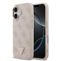 Guess iPhone 17 Hülle Case 4G Strass Gold Frame MagSafe Rosa