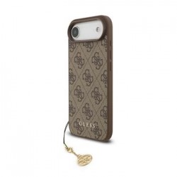 Guess iPhone 17 Air Hülle Case MagSafe 4G Charm Braun
