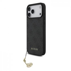 Guess iPhone 17 Pro Max Hülle Case MagSafe 4G Charm Grau