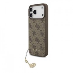 Guess iPhone 17 Pro Max Hülle Case MagSafe 4G Charm Braun