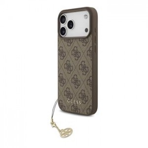 Guess iPhone 17 Pro Max Hülle Case MagSafe 4G Charm Braun