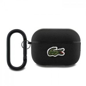 Lacoste AirPods Pro 2 Case Cover Petit Pique Croc Logo Patch Black