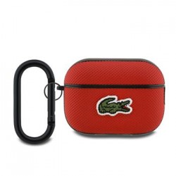 Lacoste AirPods Pro 2 Case Cover Petit Piqué Croc Logo Patch Red