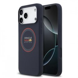 Red Bull iPhone 17 Pro Max Hülle Silikon Red Ring MagSafe Navy Blau