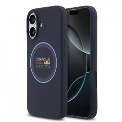 Red Bull iPhone 17 Silikon Hülle Blue Ring MagSafe Navy Blau