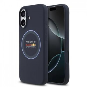 Red Bull iPhone 17 Silikon Hülle Blue Ring MagSafe Navy Blau