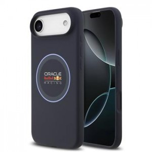 Red Bull iPhone 17 Air Silikon Hülle Blue Ring MagSafe Navy Blau