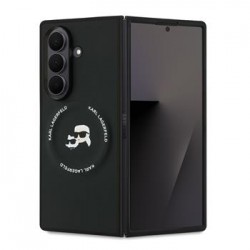 Karl Lagerfeld Samsung Z Fold 7 Case Karl Choupette Heads Magnetic Black