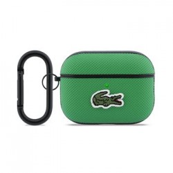 Lacoste AirPods Pro 3 Case Cover Petit Pique Croc Logo Patch Green