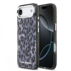 Karl Lagerfeld iPhone 17 Air Case Leopard MagSafe Gray