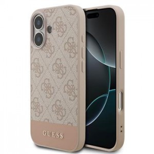 Guess iPhone 17 Hülle Case Cover 4G Stripe Rosa