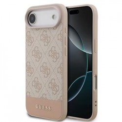 Guess iPhone 17 Air Hülle Case Cover 4G Stripe Rosa