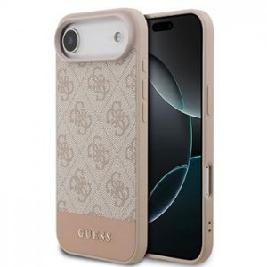Guess iPhone 17 Air Hülle Case Cover 4G Stripe Rosa