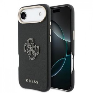 Guess iPhone 17 Air Hülle Case Resin Logo Schwarz