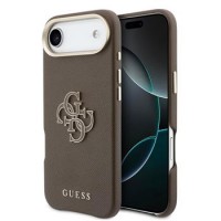 Guess iPhone 17 Air Hülle Case Resin Logo Braun