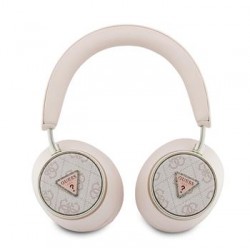 Guess Bluetooth Kopfhörer 4G Triangle Logo ENC Kabellose Rosa