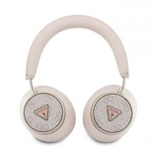 Guess Bluetooth Kopfhörer 4G Triangle Logo ENC Kabellose Rosa