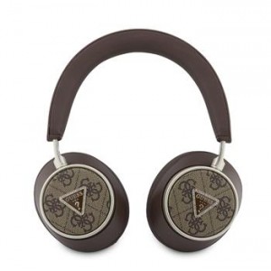 Guess Bluetooth Kopfhörer 4G Triangle Logo ENC Kabellose Braun