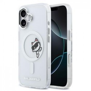 Karl Lagerfeld iPhone 17 Hülle Case Choupette Peekaboo MagSafe Transparent