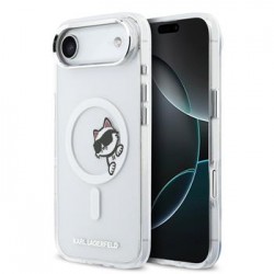 Karl Lagerfeld iPhone 17 Air Hülle Case Choupette Peekaboo MagSafe Transparent