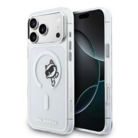 Karl Lagerfeld iPhone 17 Pro Max Hülle Case Choupette Peekaboo MagSafe Transparent