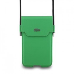 Lacoste Phone Pocket XL Iconic Petit Pique Metal Logo Green