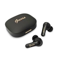 Guess Bluetooth 5.4 Kopfhörer Metal Logo TWS Schwarz