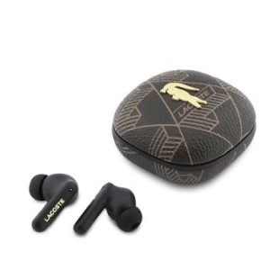 Lacoste Bluetooth Headphones Monogram Blend ANC/ENC TWS Brown