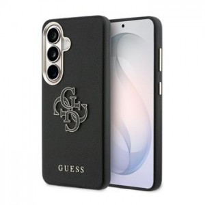 Guess Samsung S26 Hülle Case 4G Resin Logo Schwarz