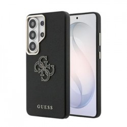 Guess Samsung S26 Ultra Hülle Case 4G Resin Logo Schwarz