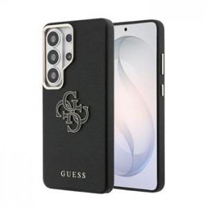 Guess Samsung S26 Ultra Hülle Case 4G Resin Logo Schwarz