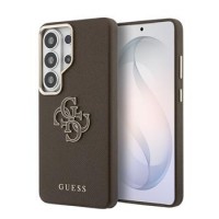 Guess Samsung S26 Ultra Hülle Case 4G Resin Metal Braun