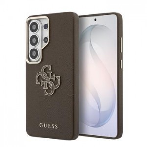 Guess Samsung S26 Ultra Hülle Case 4G Resin Metal Braun