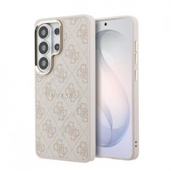 Guess Samsung S26 Ultra Hülle Case Magnetic Frame 4G Gold Rosa