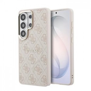 Guess Samsung S26 Ultra Hülle Case Magnetic Frame 4G Gold Rosa