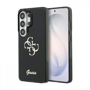 Guess Samsung S26 Ultra Hülle Case 4G Script Metal Logo Schwarz