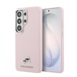 Karl Lagerfeld Samsung S26 Ultra Hülle Case Grained Karl Choupette Magnetic Rosa