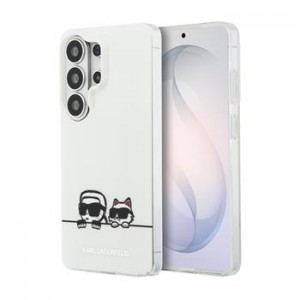 Karl Lagerfeld Samsung S26 Ultra Hülle Case Peekaboo Magnetic Karl Choupette Weiß