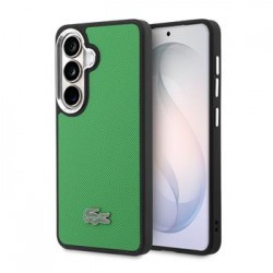 Lacoste Samsung S26 Petit Pique Hülle Case Metal Logo Magnetic Grün