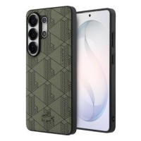 Lacoste Samsung S26 Ultra Hülle Case Blend Monogram Magnetic Khaki