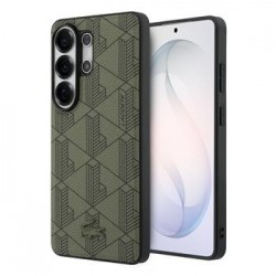 Lacoste Samsung S26 Ultra Hülle Case Blend Monogram Magnetic Khaki