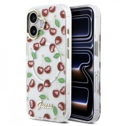 Guess iPhone 17 Hülle Case Glitter Cherry MagSafe