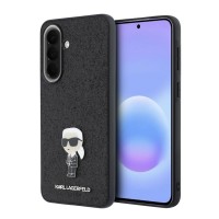 Karl Lagerfeld Samsung A57 Hülle Case Fixed Glitter Metal Ikonik Schwarz